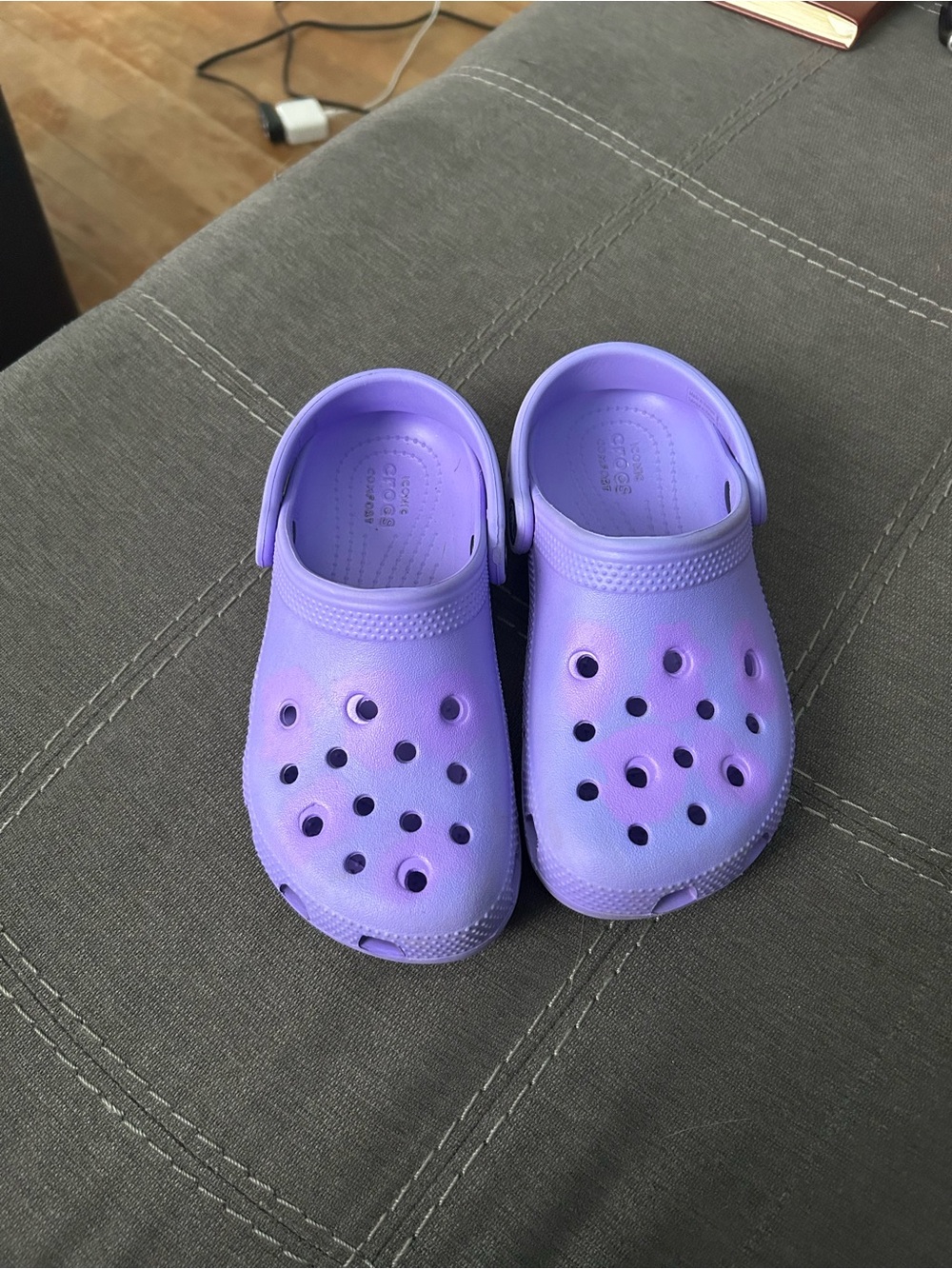 CROCS Kids Lavender Purple Classic Clogs